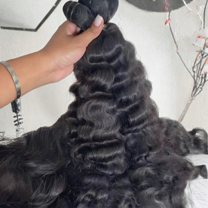 Cabello Virgen Indio Original de un Solo Donante al por Mayor para Pelucas, Cabello Humano Crudo de Trama Única para Tejer para Mujeres - Product Image 2