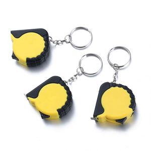Llavero con Mini Cinta Métrica Personalizada con Logotipo Impreso en UV, Regla Retráctil Compacta de Acero Suave de 1M/39 Pulgadas, Doble Sistema Métrico e Imperial, Promocional - Product Image 3