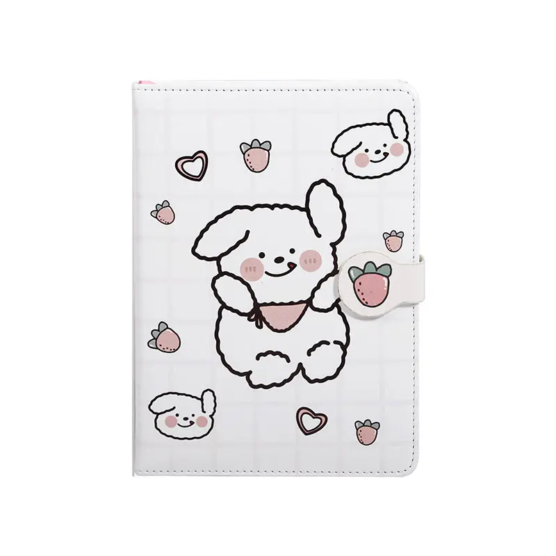 Hot sale high quality wholesale cute kawaii journal notebook edge printing study dairy notebook