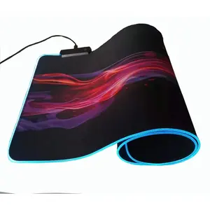 Wholesale Custom Large RGB Rubber/Fabric Square Gaming Mouse Pad - Product Image 2