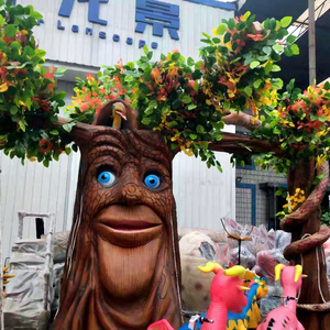 Modèle d'arbre parlant animatronique personnalisé réaliste, plante artificielle, décoration de Noël, arbre parlant robotisé, vente d'usine - Product Image 5