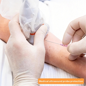 Penutup <span class=keywords><strong>Probe</strong></span> Bedah Teleskopik, Steril Sekali Pakai untuk Intraoperatif, Kantong Plastik Penutup <span class=keywords><strong>Probe</strong></span> USG - Product Image 6