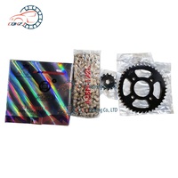 CQHZJ Harga Bagus Boxer BM150 428H 128L 14T 42T Kit Transmisi Rantai Sprocket untuk Bajaj