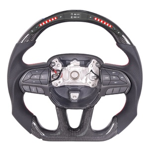 Volant personnalisé en fibre de carbone avec LED pour - Product Image 1