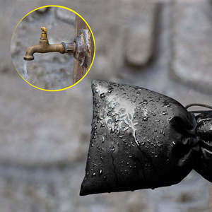 Calcetín de protección contra congelación para exteriores, grifo de jardín exterior, impermeable, negro, reutilizable, protector de grifo, cubierta de grifo - Product Image 5