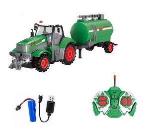 DWI Dowellin 1/24 camión <span class=keywords><strong>profesional</strong></span> <span class=keywords><strong>RC</strong></span> modelo 4 canales <span class=keywords><strong>RC</strong></span> tractor agrícola 27Hz camión agrícola con luz - Product Image 3
