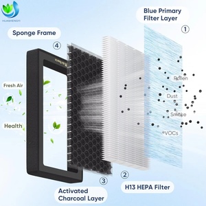OEM Cabine Luchtfilter Vervangingsset Cabine & Frunk HEPA Luchtinlaatfilter Actieve Koolstoffilter voor 2021-2025 Tesla Model Y - Product Image 3