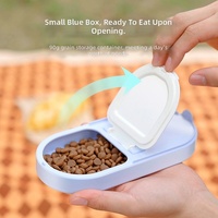 Conteneur de nourriture pour animaux de compagnie de haute qualité, boîte à friandises portable pour chien, pour les voyages, les pique-niques en plein air, boîte à nourriture pour animaux de compagnie de style bento pour chats, chiots