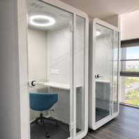 Cabine de réunion insonorisée pour bureau, pod acoustique écologique, cabine insonorisante pour coworking, pod pour réunion