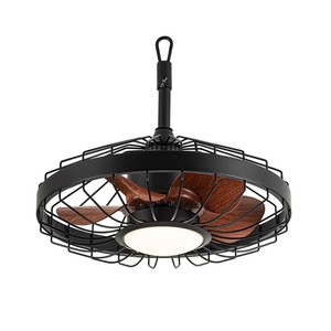 Outdoor Waterproof Fan Light IP44 LED Ceiling Fan For Balcony Gazebo Fixed Blade Flush Mount 220V ABS Blades - Product Image 2