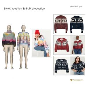 <span class=keywords><strong>Cardigan</strong></span> in Cashmere Lavorato a Maglia Personalizzato per <span class=keywords><strong>Donna</strong></span>, Stile Casual Sud-Asiatico, <span class=keywords><strong>con</strong></span> Bottoni e <span class=keywords><strong>Cerniera</strong></span> - Product Image 3