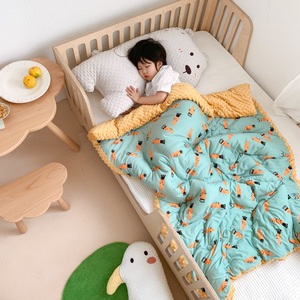 Màu Xanh Hoa In Trẻ Em Giường Đặt Mùa Đông Sang Trọng Chăn Và Duvet Cover Cậu Bé Của Chăn Ga Trải Giường Bộ - Product Image 5