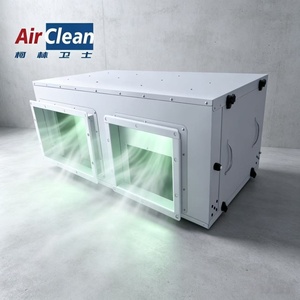 Système <span class=keywords><strong>de</strong></span> ventilation équilibrée bidirectionnelle à <span class=keywords><strong>double</strong></span> <span class=keywords><strong>flux</strong></span> ERV HRV intelligent pour usage commercial et industriel, unité d'air frais - Product Image 4