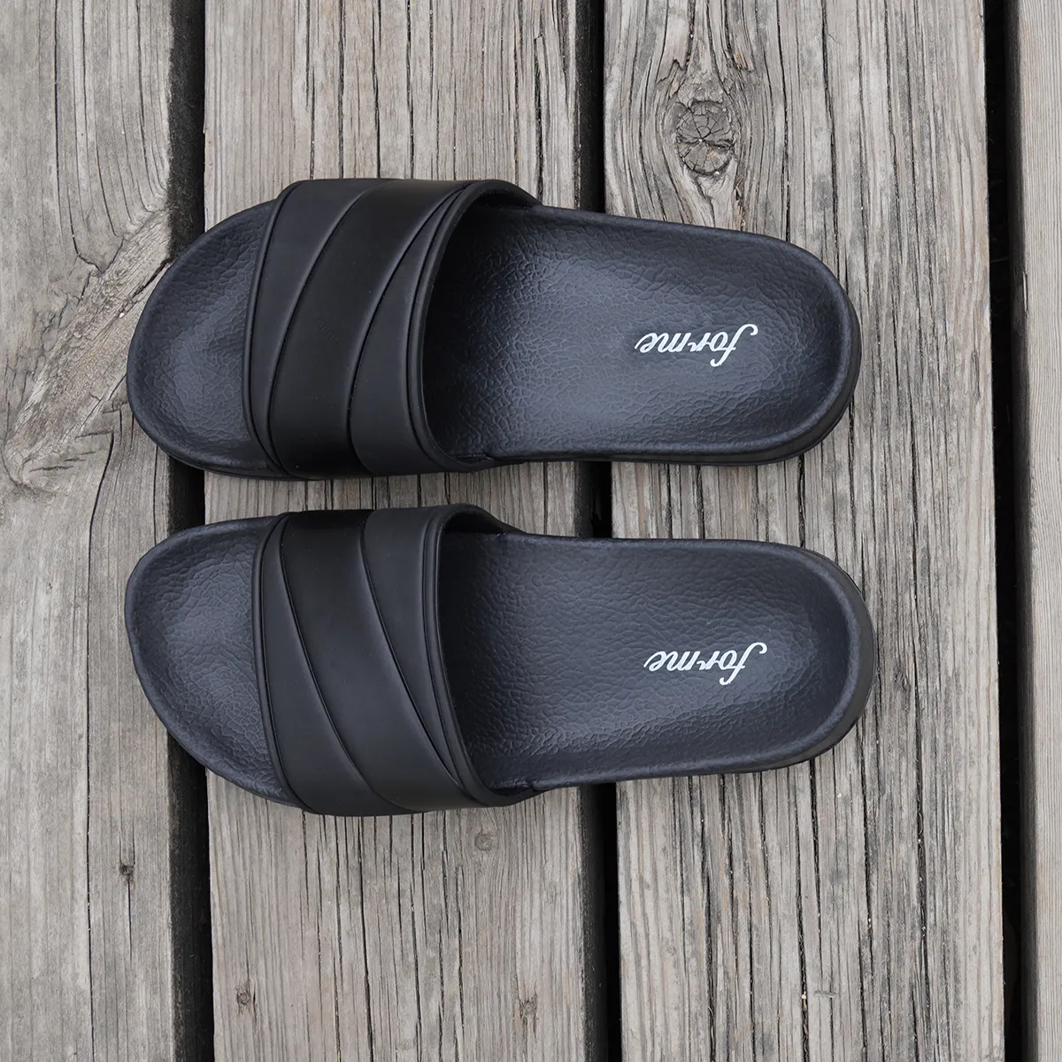 Oem Custom Slides Schoenen Sandaal Pvc, Custom Logo Slippers Mannen Vlakte Lege Dia Sandaal, slippers Custom Logo Glijbaan Sandaal