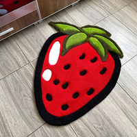 OEM Design 3D fait à la main tufté tenture murale personnalisé découpé à la main tapis en forme de tapis