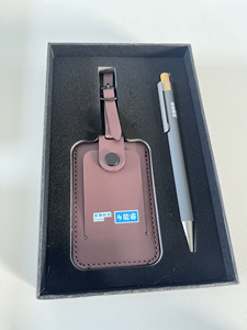 Besery Promotionnel Entreprise Entreprise Métal Stylo et Bagages Étiquette de Bagage Rose Ensemble Voyage <span class=keywords><strong>Registre</strong></span> Bureau Personnalisé Coffrets Cadeaux - Product Image 5