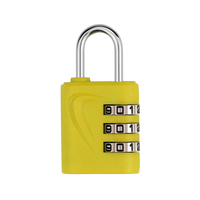 Cadenas à combinaison compact à 3 chiffres avec corps en alliage de zinc, idéal pour les sacs à dos de voyage et les bagages, antivol