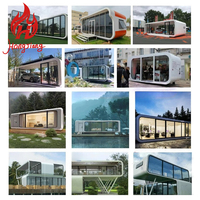 Hôtel préfabriqué, maison d'hôtes, bureau, conteneur mobile, mini capsule de luxe, pod Apple détachable, espace modulaire, capsule, maison, centre commercial, chambre à coucher