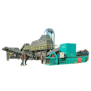 municipal waste recycling plant Urban Garbage Sorting plant screw sorting machines to RDF , SRF