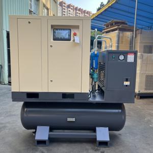 Compresor Industrial Integrado ZAKF 380V/50HZ 11KW 15HP Todo en Uno de Tornillo Refrigerado por <span class=keywords><strong>Aire</strong></span> con Tanque de 300L para la Industria Textil y del Cemento - Product Image 2