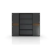 Offre Spéciale 2 ports 4 portes design moderne pas cher bureau casier en acier en métal/amovible classeur