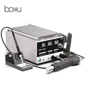 BAKU Ba-909D + หน้าจอแยกแม่นยำ3 in 1 Magnum de-soldering Station