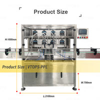VTOPS Remplissage quantitatif automatique Machine de remplissage de pompe péristaltique eau huile haute précision