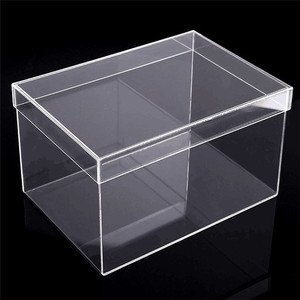 Clair Acrylique Café boîte acrylique avec couvercle capsule cube de rangement - Product Image 4