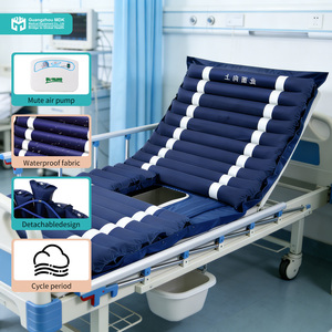 <span class=keywords><strong>Matelas</strong></span> pneumatique à pression alternée <span class=keywords><strong>anti</strong></span>-escarres avec trou pour toilette, coussin de lit gonflable tubulaire pour soins à domicile avec pompe silencieuse - Product Image 1