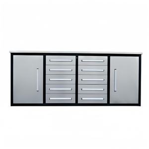 Lemari Penyimpanan Perkakas Baja Modern yang Dapat Disesuaikan, Kuat, 10 Laci, Tahan Air, Ramah Lingkungan, Cocok untuk Perangkat Keras Furnitur - Product Image 1