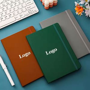 Premium Custom A5 Pastel Hardcover Notebook Bundle <b>Pen</b> Set PVC Leather Personalized Logo Promotional Corporate Journal <b>Gift</b> - Product Image 1