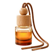Diffuseur de parfum en verre pour voiture, pendentif d'aromathérapie, parfum frais longue durée, parfum d'ambiance intérieur