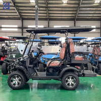 Voiture électrique de tourisme de luxe 4 places CAMP, homologuée pour la route, avec batterie au lithium et panneau solaire, chariot de golf pour complexe hôtelier, directement de l'usine