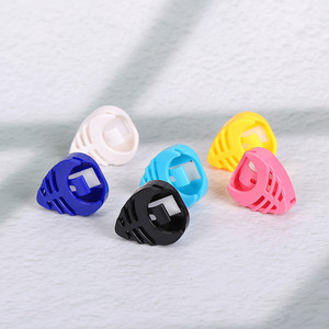 Guitar Pick Box Colorful Adhesive Heart Shape ABS Material For Musical Instruments - Product Image 3