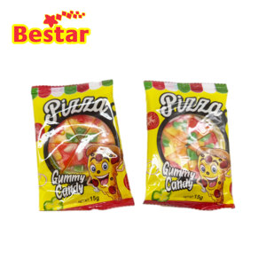 Shandong certificado Halal Pizza Gummy <span class=keywords><strong>Candy</strong></span> Fruit Flavored Soft <span class=keywords><strong>Candy</strong></span> para venta al por mayor Venta caliente en los países de GCC - Product Image 3