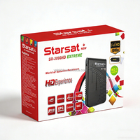 Penerima Satelit DVB-S2 Sensor IR WiFi H.264 PVR CCcam YouTube FTA untuk Afrika Timur Tengah