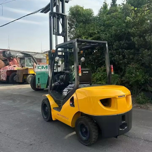 <b>Used</b> Forklift TCM for MITSUBISHI T-O-Y-O-T-A 3 Ton Diesel Three Stages Side Shift Heavy Duty Japanese Engine Counterbalance - Product Image 1