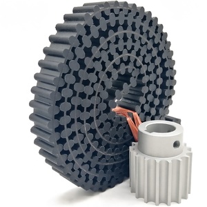 Courroies de distribution HTD8M double face personnalisables certifiées RoHS <span class=keywords><strong>pour</strong></span> tondeuses à gazon - Product Image 2