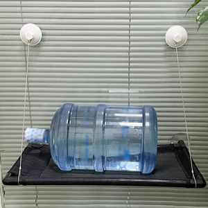 Hamaca colgante para gatos y mascotas, asiento de ventana gris, venta al por mayor - Product Image 4