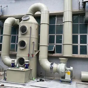 China Factory Laboratory Exhaust Gas Emission Treatment Air Wet Gas Scrubber System