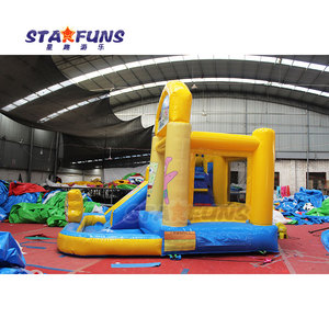 Casa de rebote de <span class=keywords><strong>Bob</strong></span> <span class=keywords><strong>esponja</strong></span> inflable, tobogán de agua con piscina, castillo <span class=keywords><strong>hinchable</strong></span> de <span class=keywords><strong>Bob</strong></span> <span class=keywords><strong>esponja</strong></span>, gorila inflable con tobogán y ballpit - Product Image 3