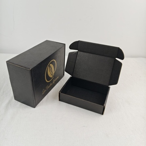Caja <span class=keywords><strong>de</strong></span> Cartón Corrugado Negra Plegable para <span class=keywords><strong>Envíos</strong></span> <span class=keywords><strong>de</strong></span> Zapatos <span class=keywords><strong>de</strong></span> Tamaño Estándar - Product Image 3