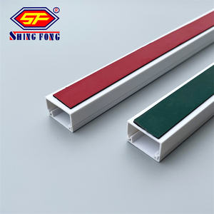 Goulotte de câbles en plastique à trois compartiments de grande taille, chemin de câbles de gestion de câbles, conduit de fils électriques en <span class=keywords><strong>PVC</strong></span> - Product Image 4