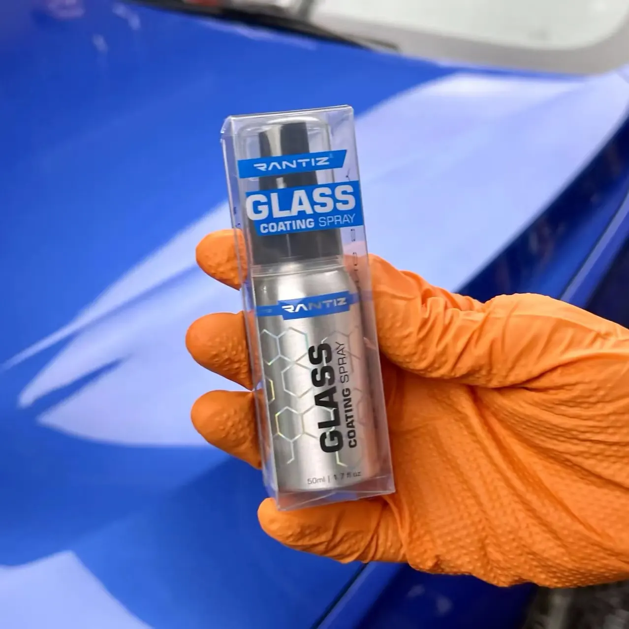 NANO GLASS COATING SPRAY 50ml | 1.7oz CAR CARE PROTECTION DETAILING LIQUID COATINGS | CERAMIC COATING FOR GLASS