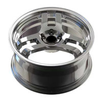 Jantes JWYC personnalisées en alliage d'aluminium forgé chromé argent et noir, 17-22 pouces, 5x108/112/114.3/120 PCD pour Audi BMW Mercedes