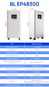 51.2v 300ah Bateria De Lítio Inteligente BMS 12kw 3 Fase Inversor Híbrido Solar Armazenamento De Energia 15kwh 5Kwh 10kwh 30kwh 45kwh 60kwh Caso - Product Image 6