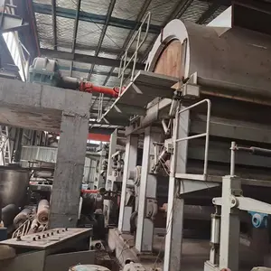 Máquina de fabricación de papel higiénico 15tpd usado 3400mm suministro de molino de papel