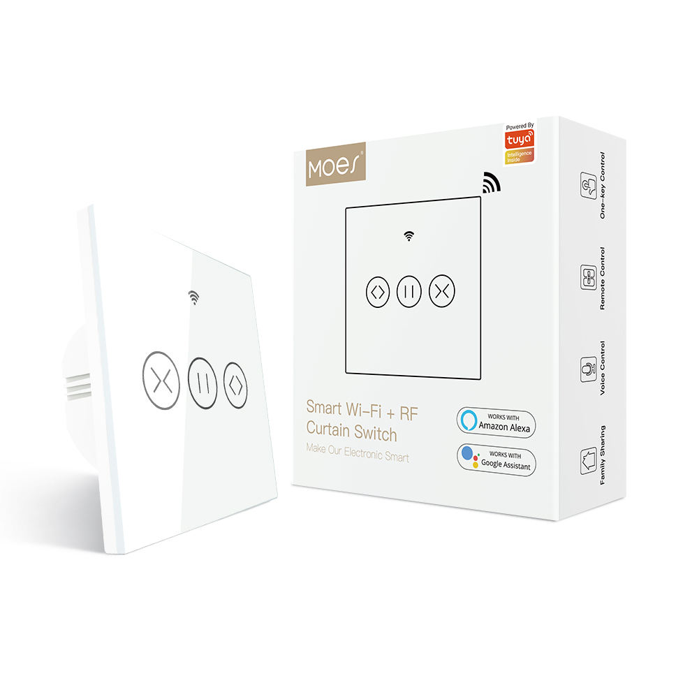 Interruttore A Tendina Modulo Relè Wifi 2gang MOES - Alibaba - Foto 7
