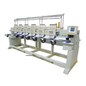 <span class=keywords><strong>เครื่อง</strong></span>ปักลูกปัดอัตโนมัติแบบตัดด้ายอินโบร 6 หัว สำหรับหมวกเบสบอล - Product Image 1