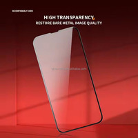 Protecteur d'écran en verre trempé 9D incassable de haute qualité pour téléphone portable en aluminium de 0.33mm pour Iphone 16 Pro